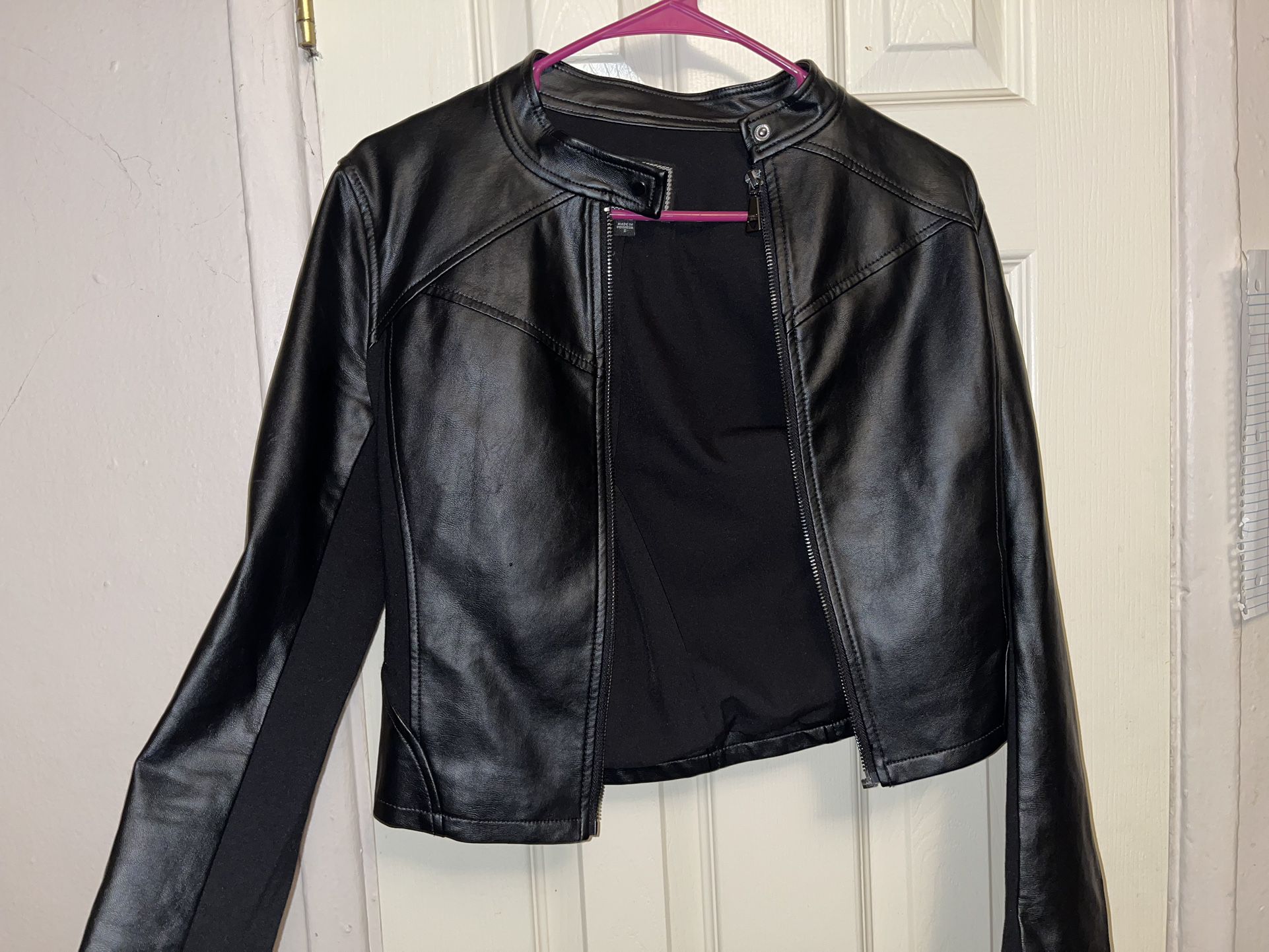 Guess Leather Jacket xs