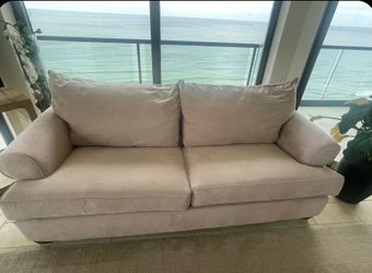 Queen Size Microfiber Sleeper Sofa