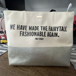 Kate Spade By Disney Canvas Tote And Wristlet 