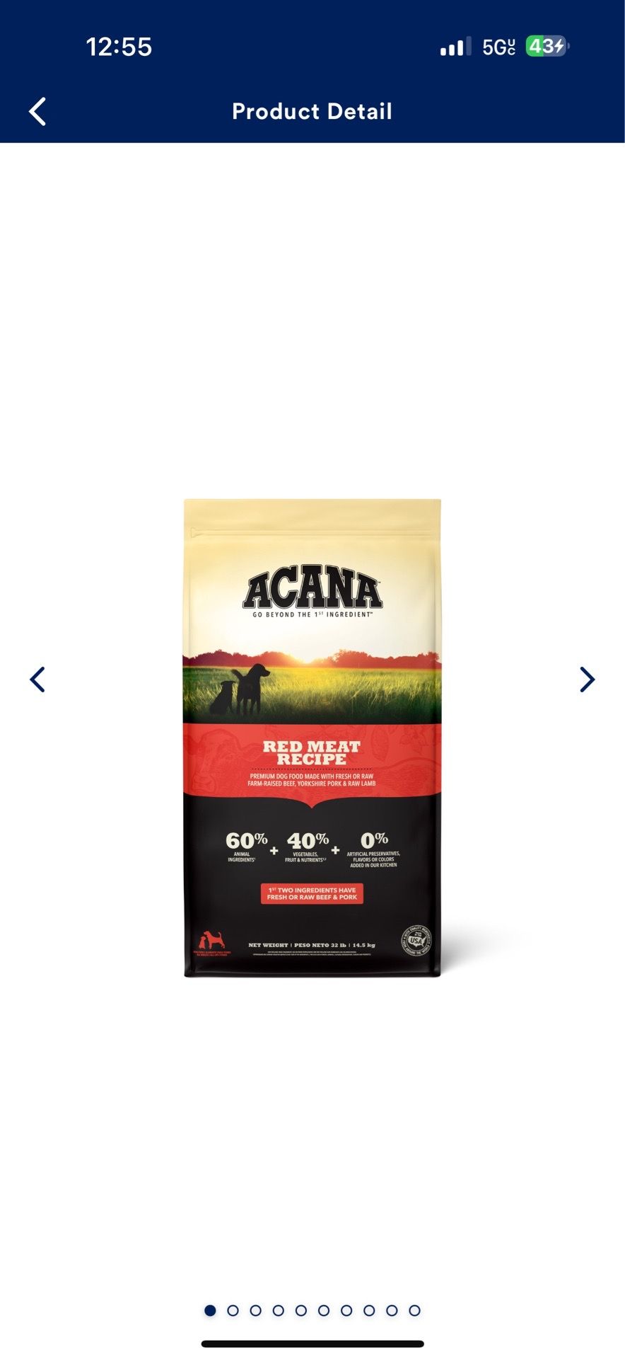 Acana dog food