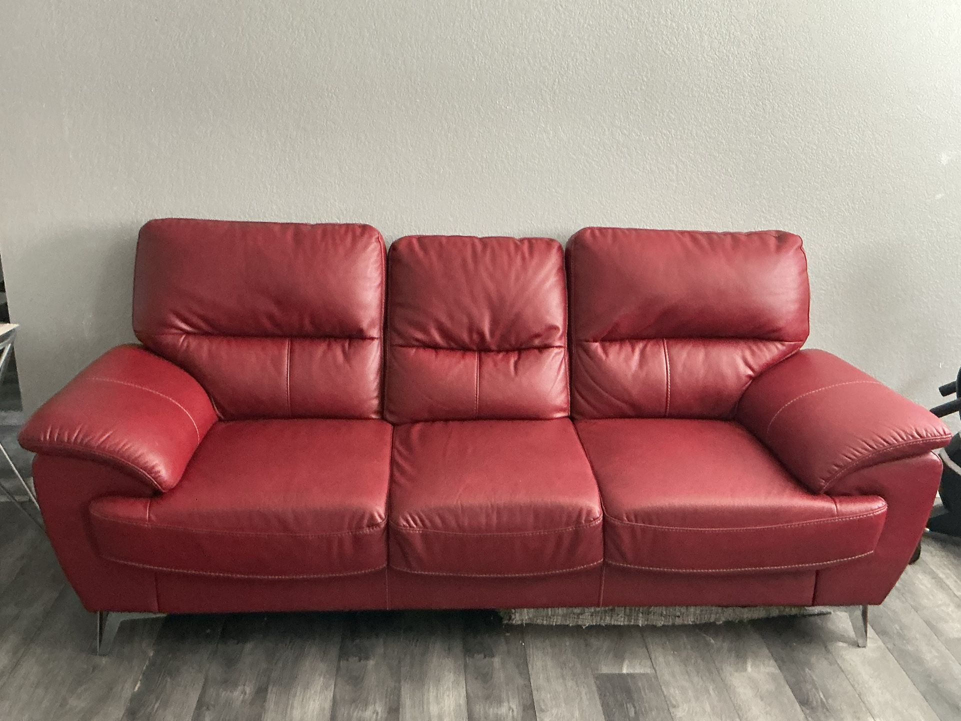 Red Comfy Couch