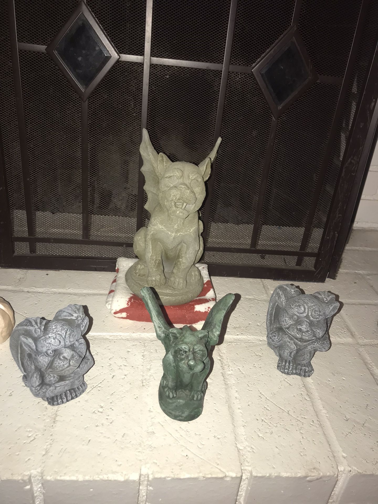 Halloween Decorations Gargoyles Set