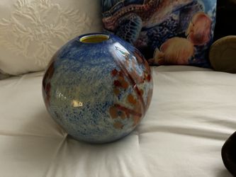 Glass Vase /Murano Confetti Style