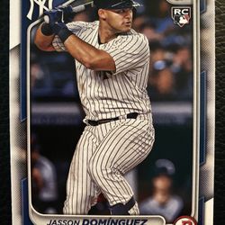 Jasson Dominguez 2024 Bowman Baseball #17 ROOKIE CARD! YANKEES!