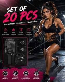 Baseball Resistance Bands - Arm Strengthening Trainer for 40 LBS, Black