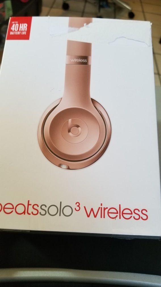 Beats Solo 3 Wireless Headphones A1796 Bluetooth Beats By Dre Apple