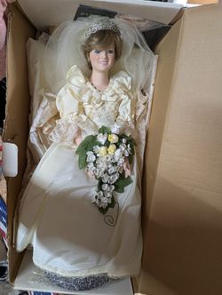 Porcelain Princess Diana Doll