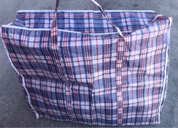 Extra Large Moving Bag Storage Organization Blue Red Black