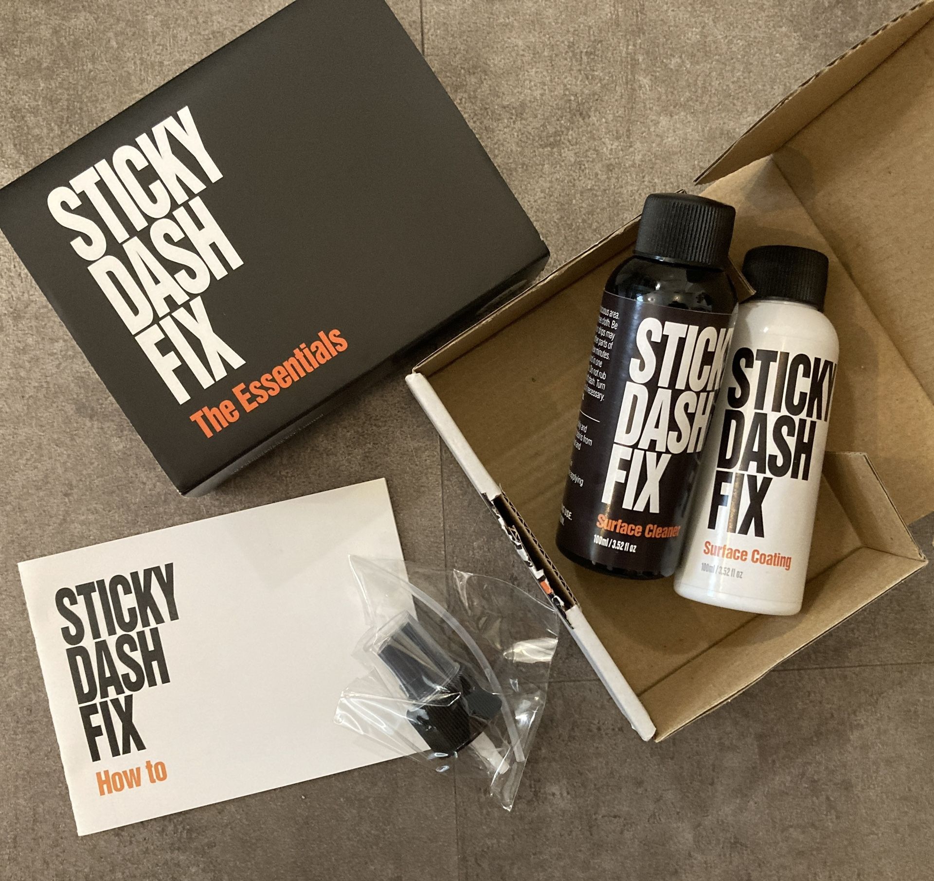 Sticky Dash Repair Kit — Black