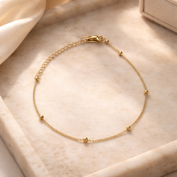 Anklet/ Tobillera Gold Plated/ Oro Laminado  High Quality/Alta Calidad
