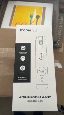 JZOOM V12 Cordless Handheld Vacuum