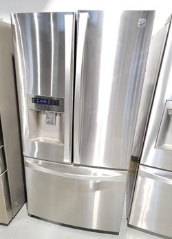 Kenmore 3 Door Stainless Steel Refrigerator

