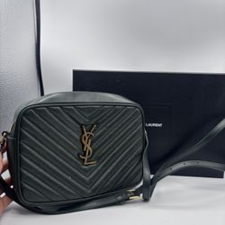 Saint Laurent Chevron Lou Camera Medium Bag 