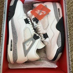 Jordan 4 white cement Brand new DS Size -10