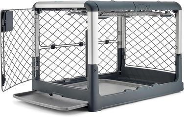 DIGGS REVOL CRATE - Collapsible Portable Travel Kennel - MEDIUM - GREY ⭐️NEW IN BOX⭐️ CYISell