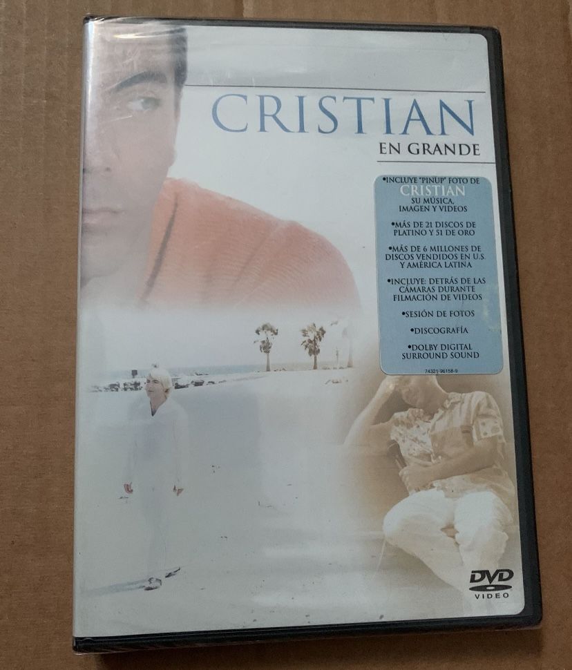 dvd cristian castro en grande brand new