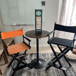 “Director” Style Chairs And Table
