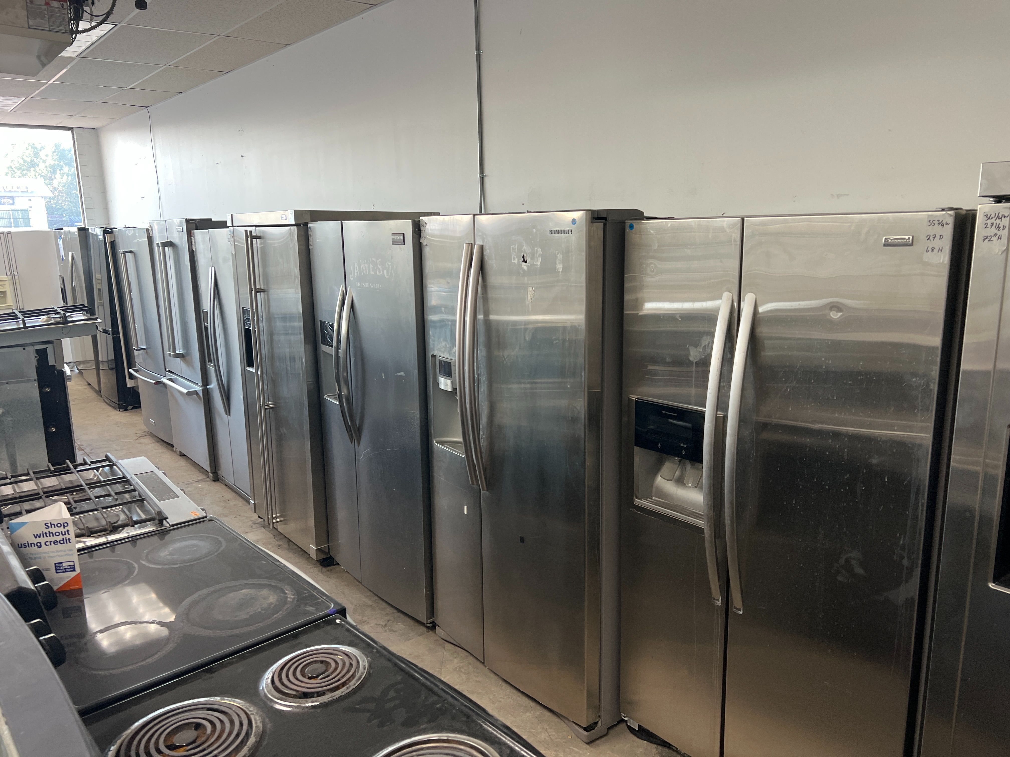 USED REFRIGERATORS FOR SALE -FREE DELIVERY -120 DAY WARRANTY