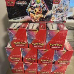 Pokemon Prismatic Booster Bundle / Surprise Box 2 Pack (Sams Club)