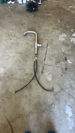 Kludi L-STEEL Single Lever Pull-Down Kitchen Faucet