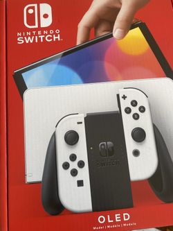 Nintendo Switch Oled (white) In hand