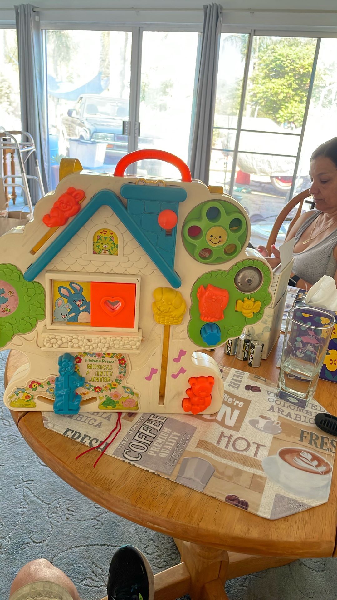 Classic old toy Fisher-Price musical activity center