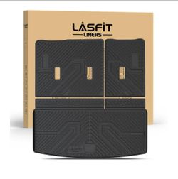 LASFIT Trunk Mat with Backrest Mat 2021-2026 for Chevrolet Chevy Tahoe/GMC Yukon (Only Yukon, Not Fit Yukon XL)/Cadillac Escalade (Only Escalade, Not 
