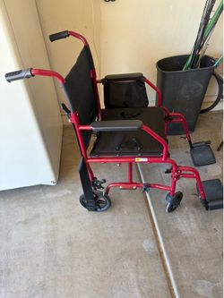Medline Ultra Lightweight Transport Wheelchair
