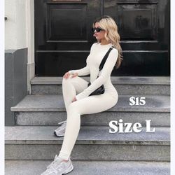 Bodysuit Romper Beige