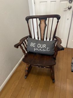 Vintage Adult Wood Rocking Chair