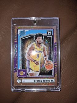 COOL CARD Bronny James Jr. Donruss Optic Rated Rookie Card NUMBERED