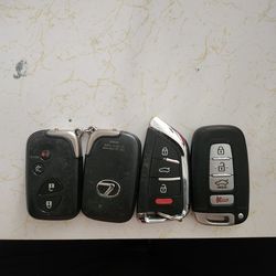 Car keys fobs