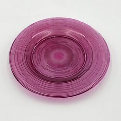 Flashed Glass Plate (Purple)