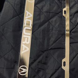 Chrome Acura license plate frame