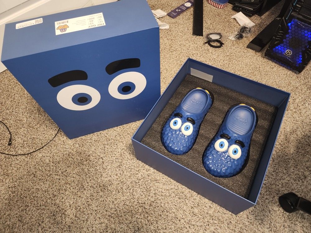 Kerwin Frost X McDonald's Fry Guy Clogs SIZE 12