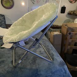 Faux Fur Saucer Chair 