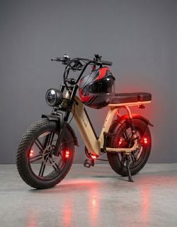 TST R7 Moped Style 1500W Full Suspension Electric Cargo Bike | 2026 New Model