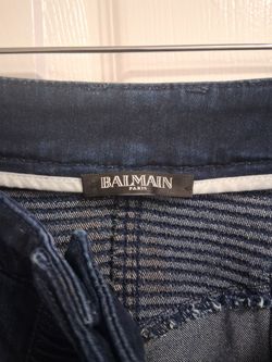 Balmain womens jeans. Sz 34.