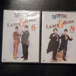 Set Of Laurel and Hardy Episodes DVDs