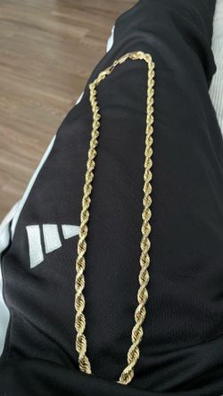 14k gold rope chain