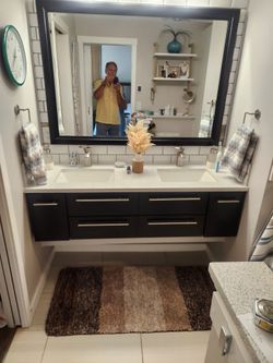 Bathroom Vanity with Top, Sinks