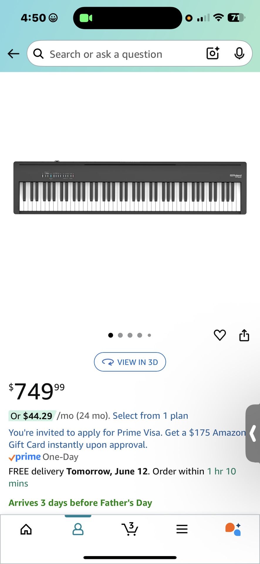Weighted Keyboard With Stand, Chair And Headphones