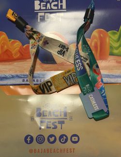 Baja beach 3 day vip bracelet for sale