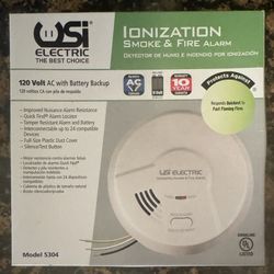 IONIZATION SMOKE & FIRE ALARM