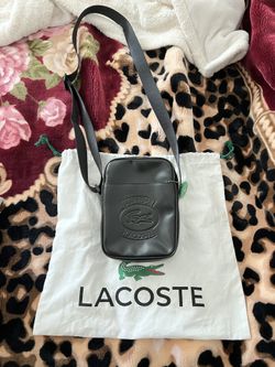 Supreme Lacoste Leather Shoulder Bag