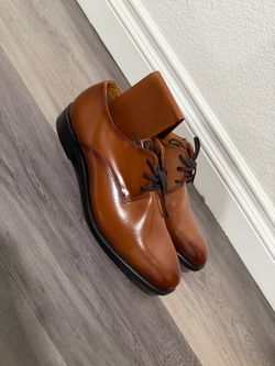 Tan Leather Dress Express shoes and express wallet