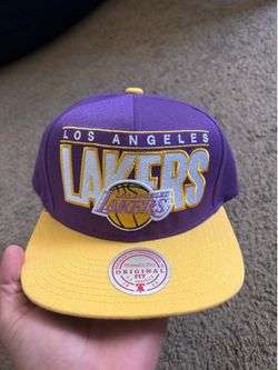 Mitchell and Ness Lakers Hat