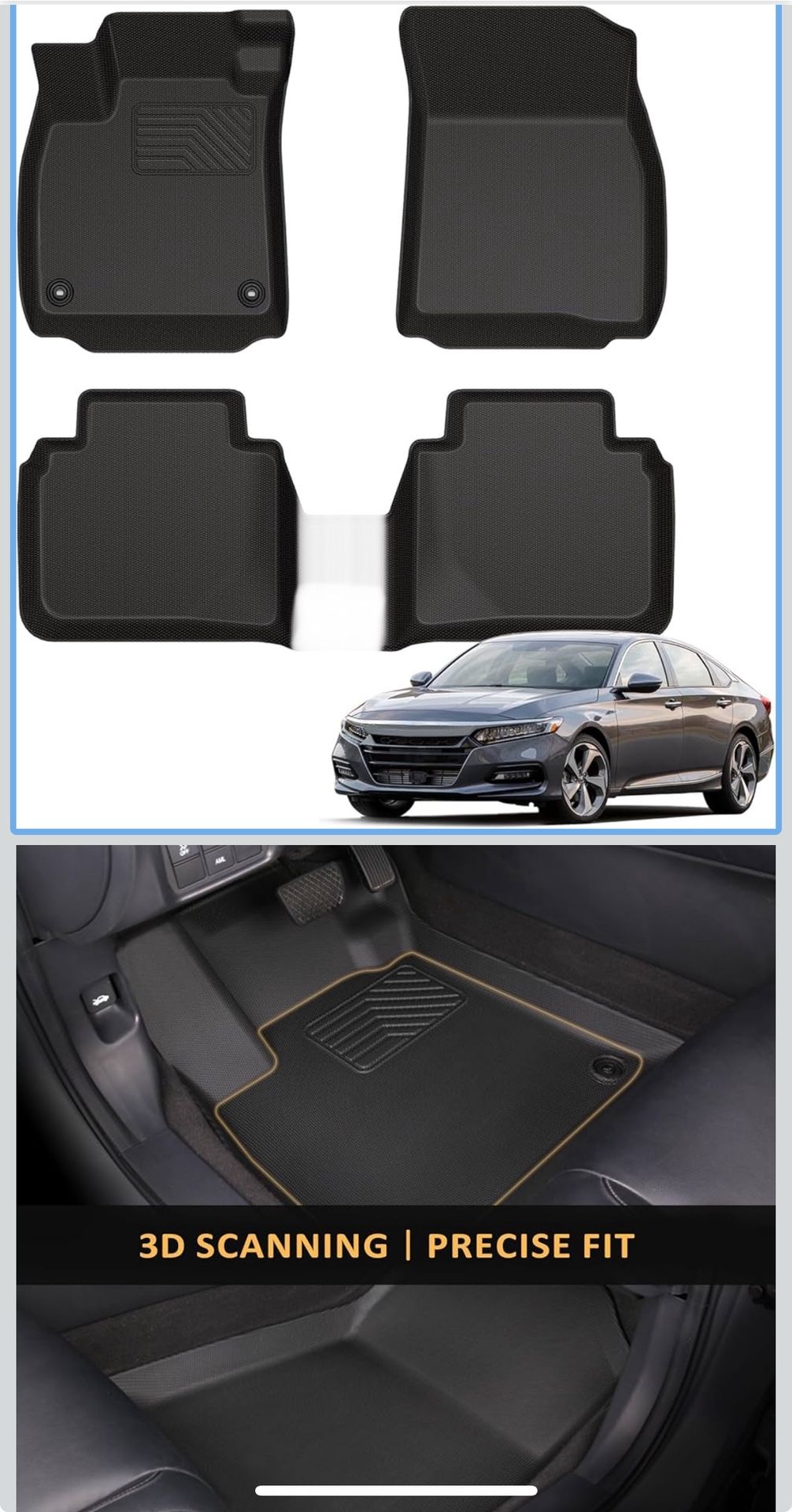 SMARTLINER CUSTOM FIT FLOOR LINERS, Black