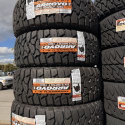 35x12.50r18 Arroyo Tires Nuevas Con 50,000 Millas De Garantía Las 4