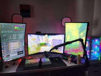 Full custom gaming/streaming setup